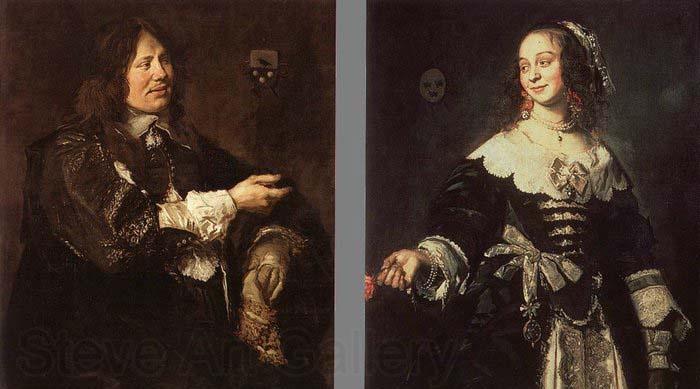 Frans Hals Stephanus Geraerdts and Isabella Coymans Germany oil painting art